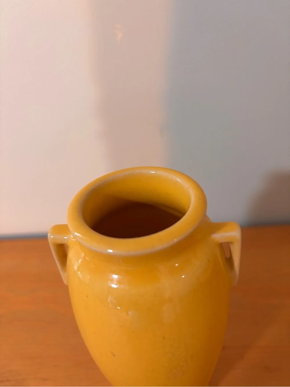 1921 Roseville Pottery Rosecraft Yellow Vase and Bowl